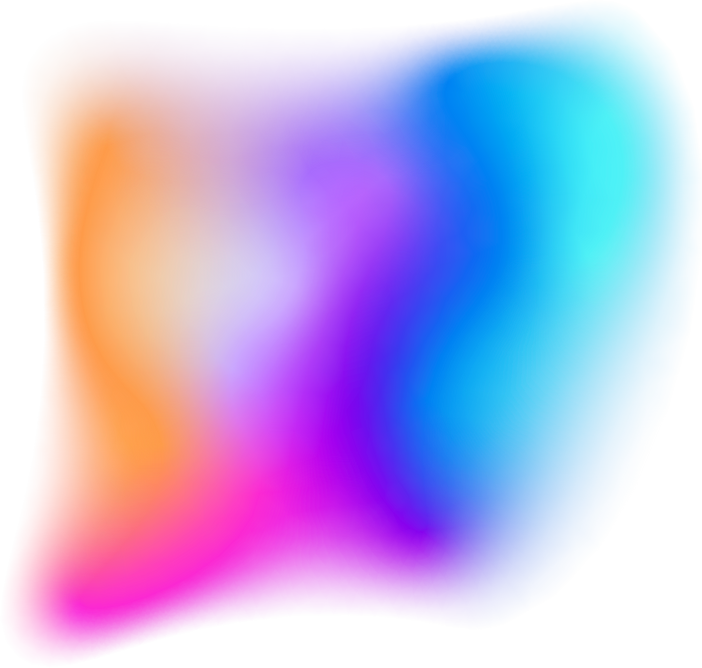 Gradient Blur Orange Purple Blue Green